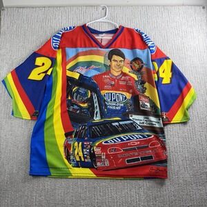 Vintage Nascar Jeff Gordon All Over Print Hockey Jersey - Adult Size XL